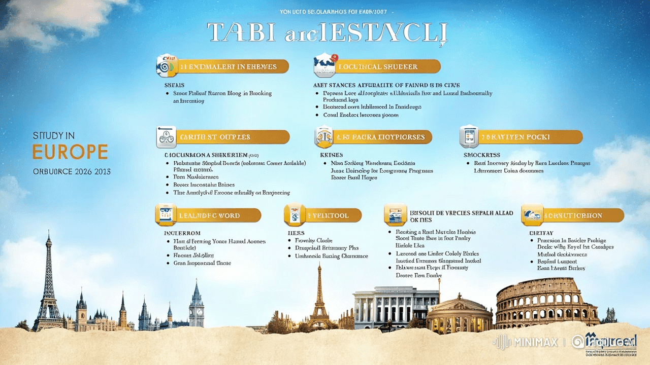 Europe scholarships 2026/2027