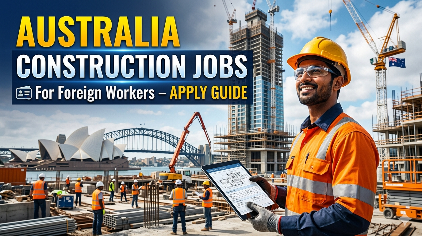 Australia Construction Jobs for Foreign Workers